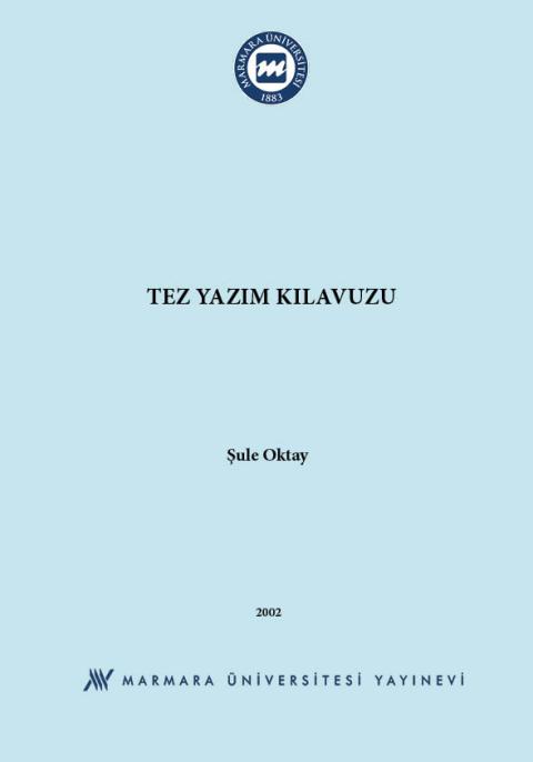 Tez Yazım Kılavuzu